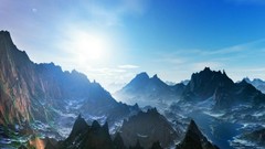 Ice Mountains nature