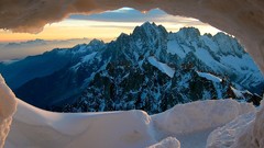 Ice Mountains snow landscapes