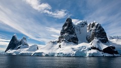 Ice ocean clouds Landscapes