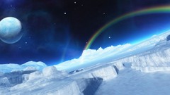 Ice planets rainbows