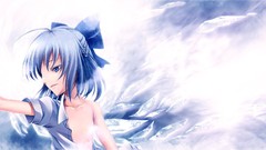 Ice touhou wings blue