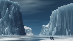 Icebergs snow landscapes
