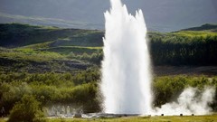 Iceland geyser