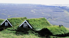 Iceland turf house