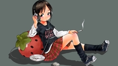 Ichigo mashimaro smoking Cigarettes