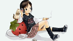 Ichigo mashimaro smoking Simple