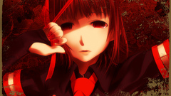 Idolmaster redheads red eyes