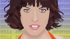 Illustrations Milla Jovovich Konukoii