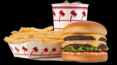 In-N-Out black background cheeseburgers