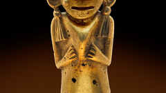 Inca gold figurine high