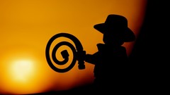 Indiana jones silhouettes Legos