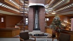 Indoors architecture design interior