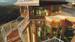 Indoors balcony buildings terrace