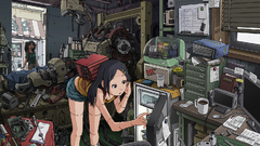 Indoors mess machinery