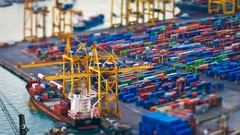 Industrial port tilt-shift