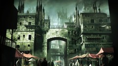 Industrial smoke Bridges market scenic towns