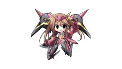 Infinite stratos Simple Background mecha musume
