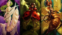 Insects artwork fantasy art soft shading