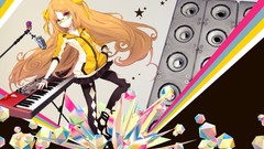 Instruments meganekko anime girls