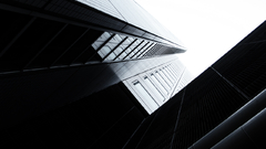 Interesting perspective building architecture