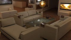 Interior architecture 3D modeling 3D renders