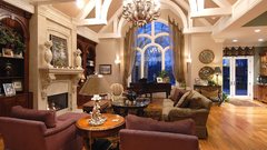 Interior houses wood floor