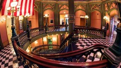 Interior old rouge Capitol Building