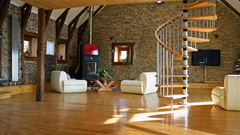 Interior wood floor
