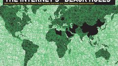 Internet Black hole infographics