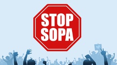 Internet protest stop signs PIPA sopa