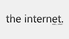Internet white text online
