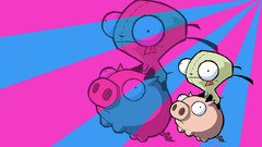 INVADER Zim pigs gir
