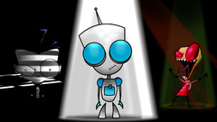 Invader Zim spotlight gir