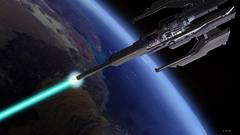 Ion cannon firing any