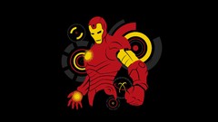 Iron black background Iron Man fan art tony stark marvel comics