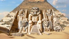 iron maiden album covers Egypt pyramid fantasy art Eddie