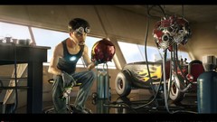 Iron Man armor cartoons comics superheroes concept art cgi