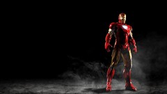 Iron Man armour Simple Background Marvel Cinematic Universe