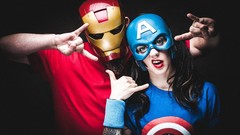 Iron Man captain america cosplay The Avengers