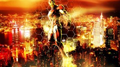Iron Man cityscapes Marvel vs Capcom 3