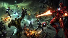 Iron Man comics thor captain america The Avengers artwork 
