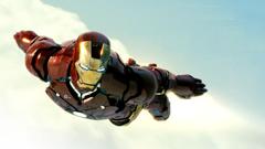 Iron Man flying