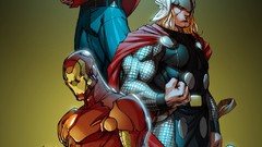 Iron Man guys! marvel thor superheroes captain america artwork