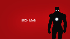 Iron Man red silhouettes