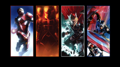 Iron Man thor captain