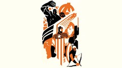 Iron Man thor captain america The Avengers Black Widow Hawkeye 