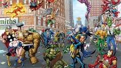 Iron Man wolverine comics thor superheroes artwork