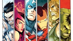 Iron Man wolverine thor captain america Avengers scarlet witch 
