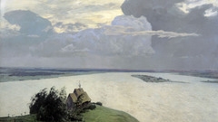 Isaac Levitan paintings clouds