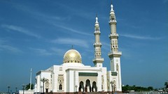 Islam architecture buildings mosques blue skies